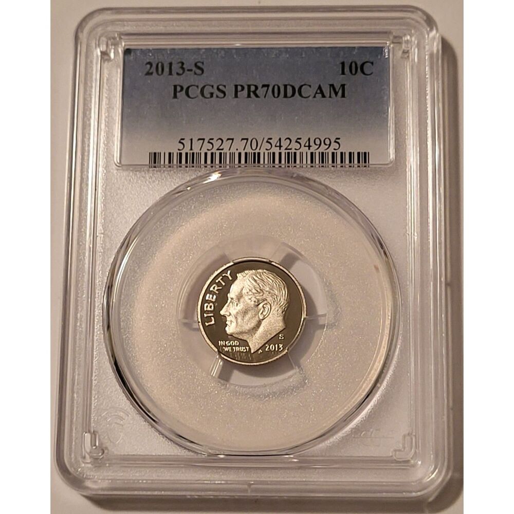 2013 S Clad Roosevelt Dime Proof PR70 DCAM PCGS